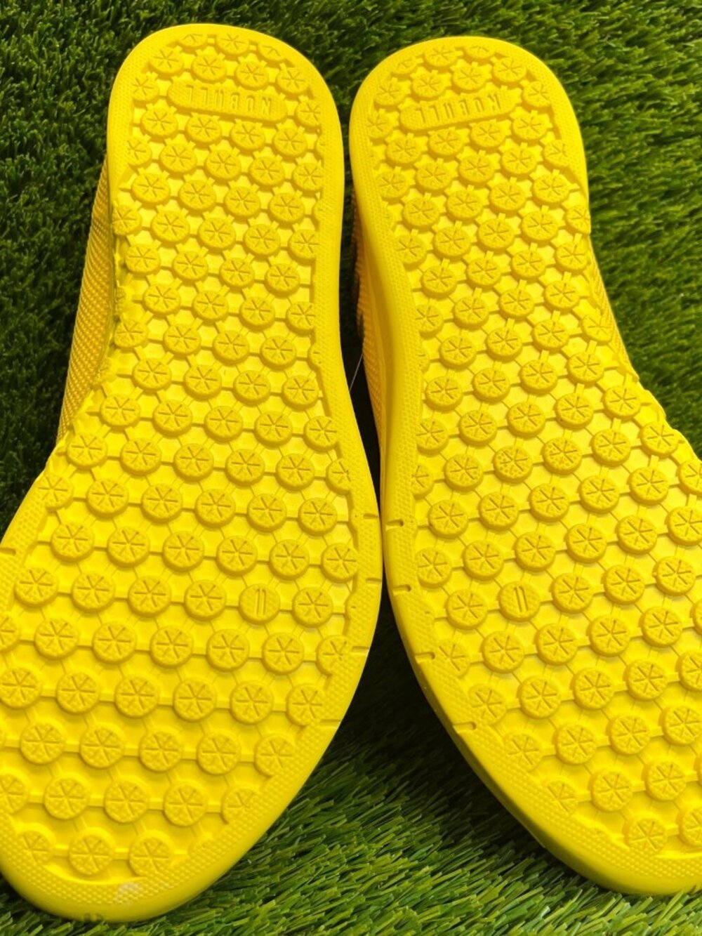 Nobull Lemon Drop Mens Size 12.5 Yellow Running Cross Training Shoes Sneakers - Picture 7 of 10